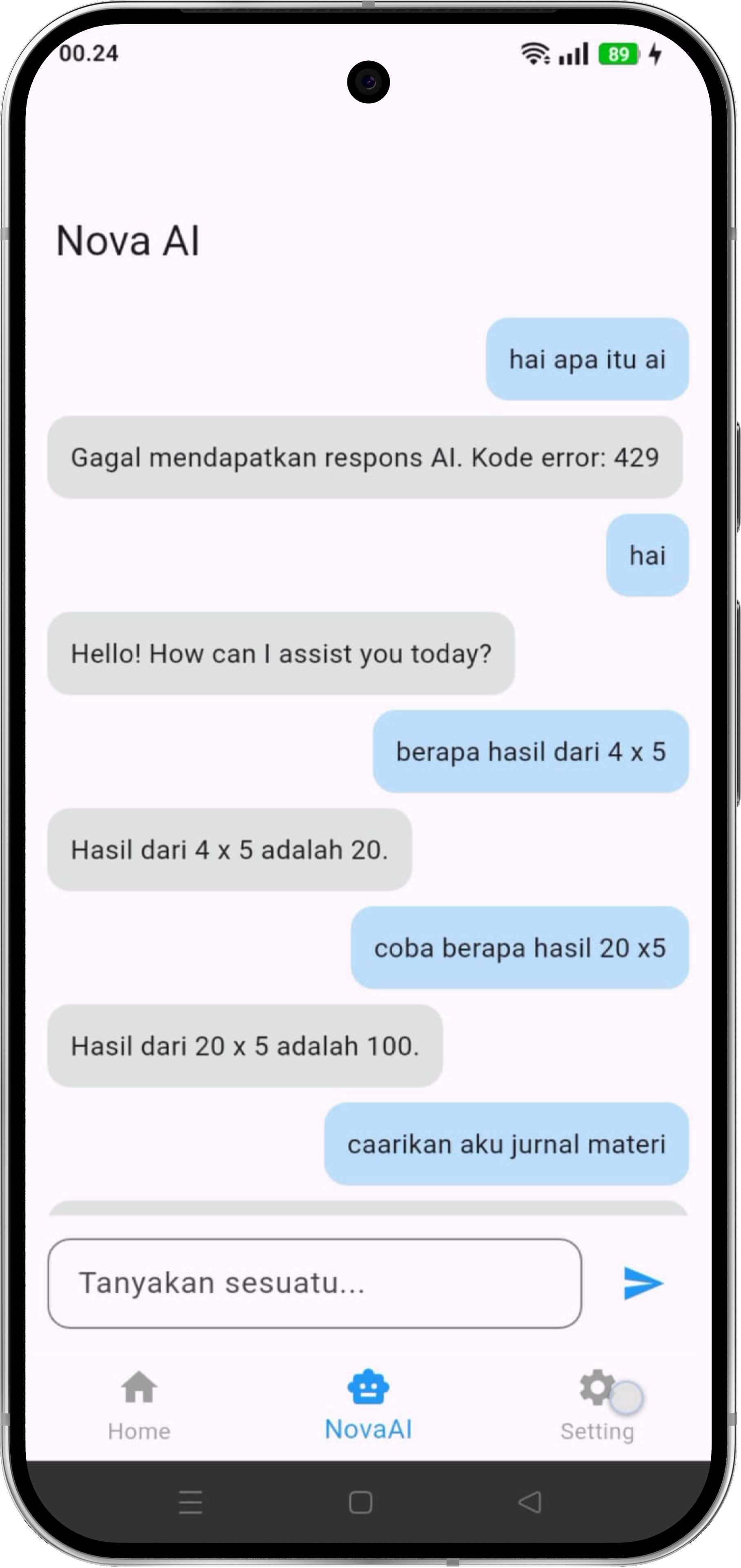 Screenshot Aplikasi